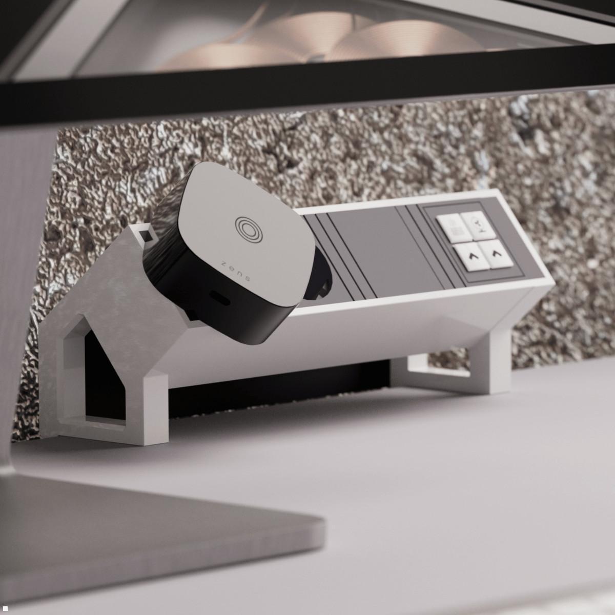 Zens ZESC18B/00 Wireless Charging Stecker, schwarz Anwendung Büro Zens ZESC18B/00 Wireless Charging Stecker, schwarz Anwendung Büro