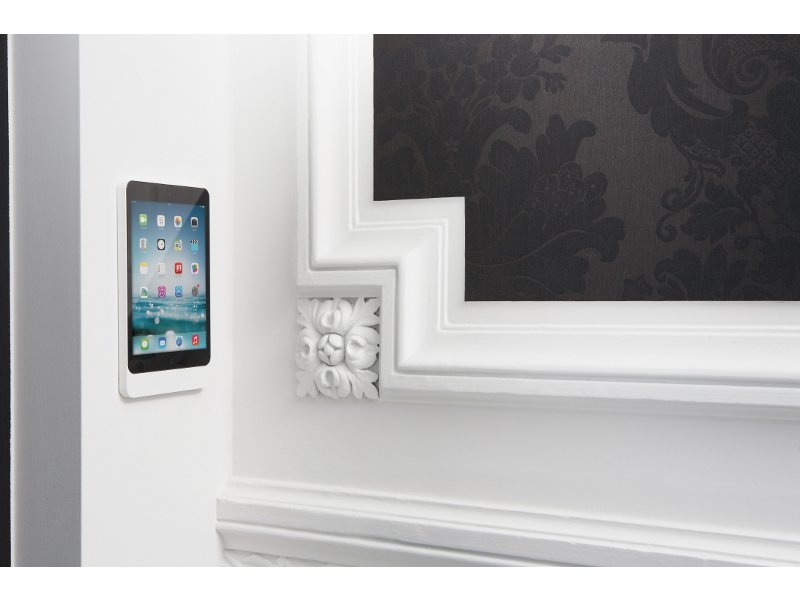 Basalte Eve Tablet Wandhalter für iPad Mini 1/2/3, eckig weiß Wandmontage