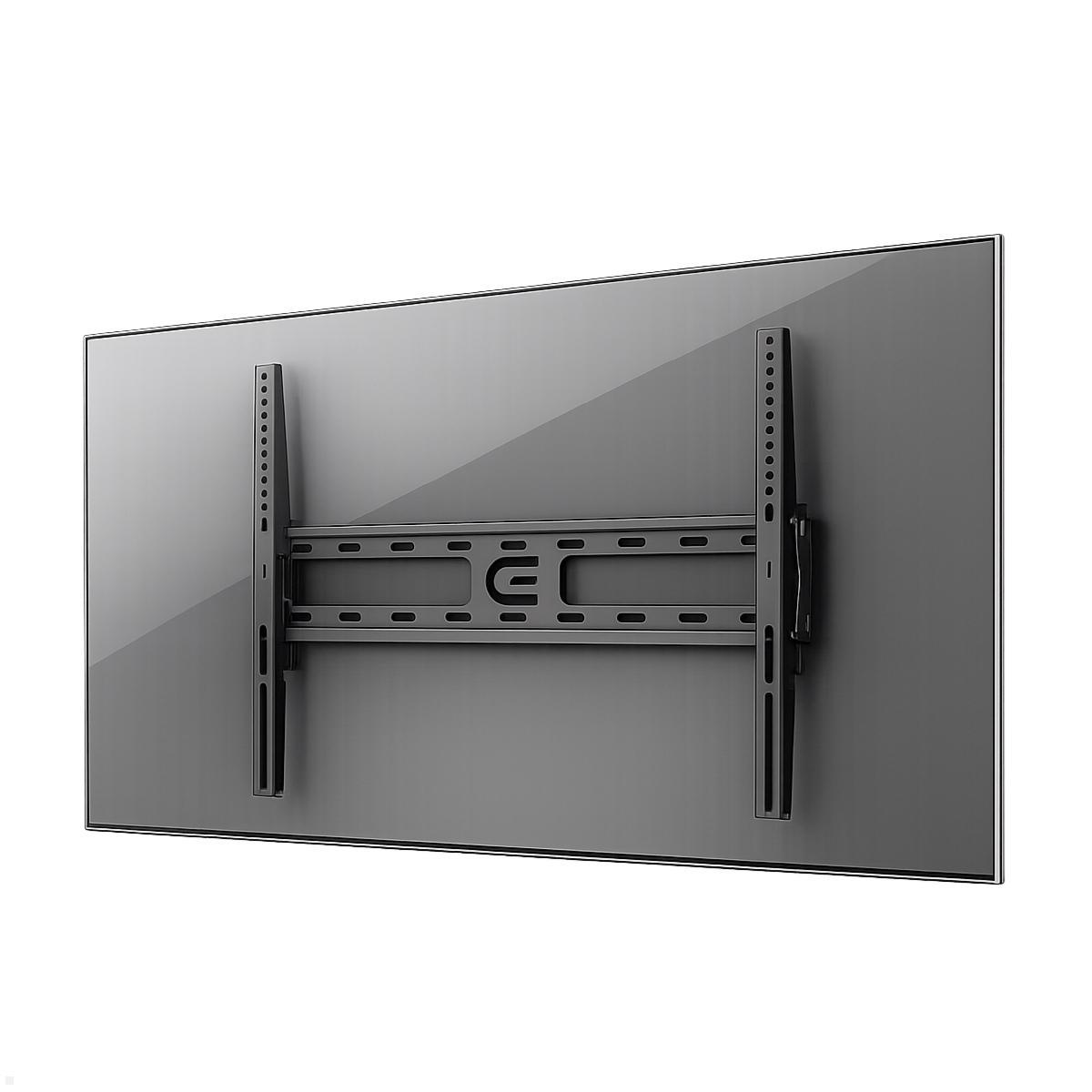 Edbak FSM4040-F flache TV Wandhalterung 32 bis 75 Zoll, schwarz, TV Wandhalterung