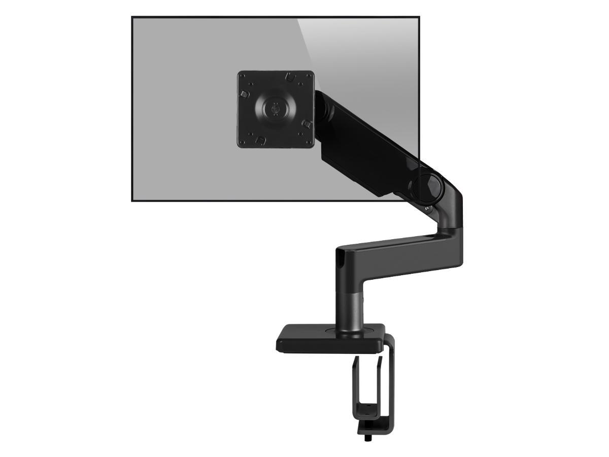 Humanscale M8.1 Monitorhalter USM Tische gerade, schwarz Humanscale M8.1 Monitorhalter USM Tische gerade, schwarz