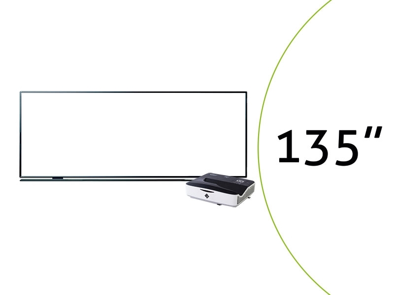 i3 Technologies interaktives Whiteboard 135" + Ultra-Wide LaserBeamer (VSV0005007)