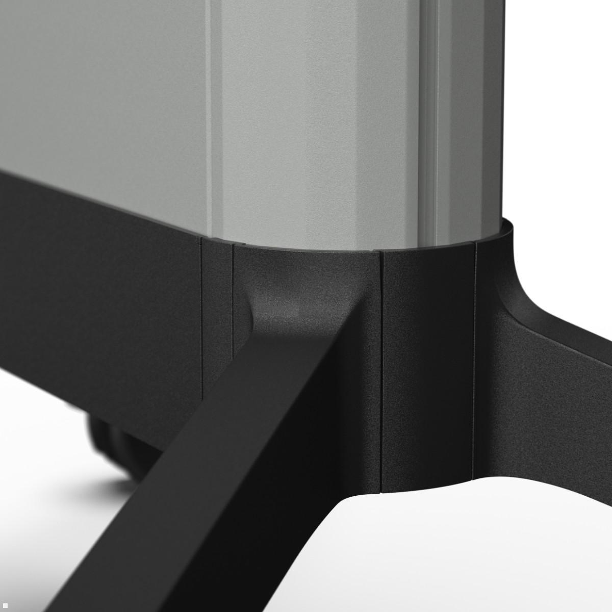 SMS EVER620 mobiler TV Ständer 98 Zoll, Alu Cover grau (16-010-9C), Detail Standfuß SMS EVER620 mobiler TV Ständer 98 Zoll, Alu Cover grau (16-010-9C), Detail Standfuß