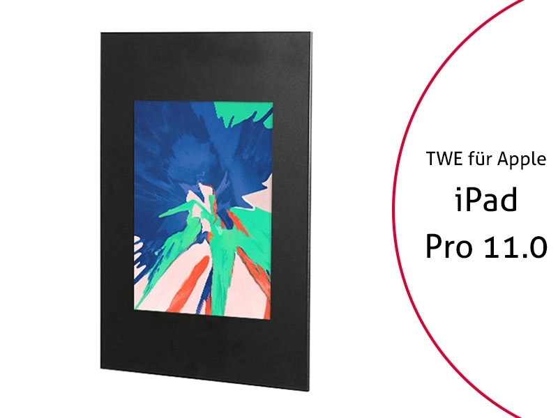 TabLines TWE069B Tablet Wandeinbau für Apple iPad Pro 11.0, schwarz TabLines TWE069B Tablet Wandeinbau für Apple iPad Pro 11.0, schwarz