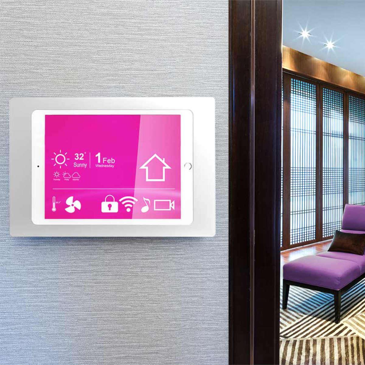 TabLines TWH041W Tablet Wandhalterung für Apple iPad Pro 12.9 Zoll, Anwendungsbeispiel TabLines TWH041W Tablet Wandhalterung für Apple iPad Pro 12.9 Zoll, Anwendungsbeispiel