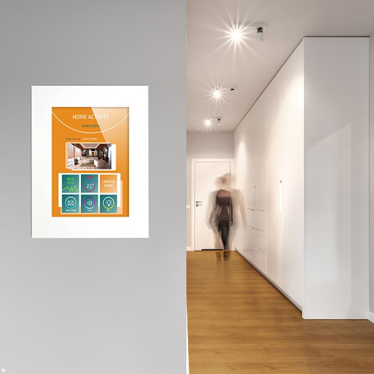 TabLines TWE087W Tablet Wandeinbau für Apple iPad 10.2 (7./8./9. Gen.), weiß, Anwendung TabLines TWE087W Tablet Wandeinbau für Apple iPad 10.2 (7./8./9. Gen.), weiß, Anwendung