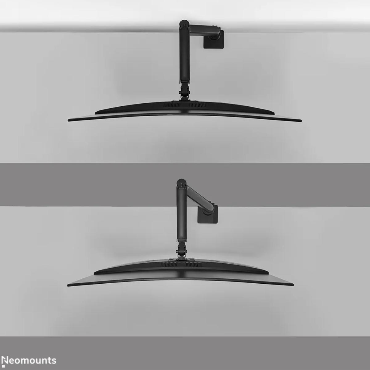 Neomounts DS70PLUS-450BL1 Curved Ultra-Wide Monitor Tischhalter bis 49 Zoll, schwarz Draufsicht Neomounts DS70PLUS-450BL1 Curved Ultra-Wide Monitor Tischhalter bis 49 Zoll, schwarz Draufsicht