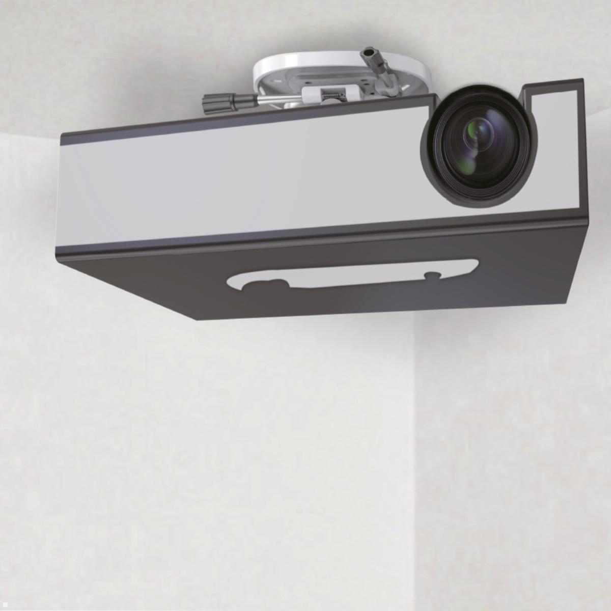 TecLines TBH004W Beamer Deckenhalterung mit Feinjustierung bis 15kg, weiß, Anwendungsbeispiel