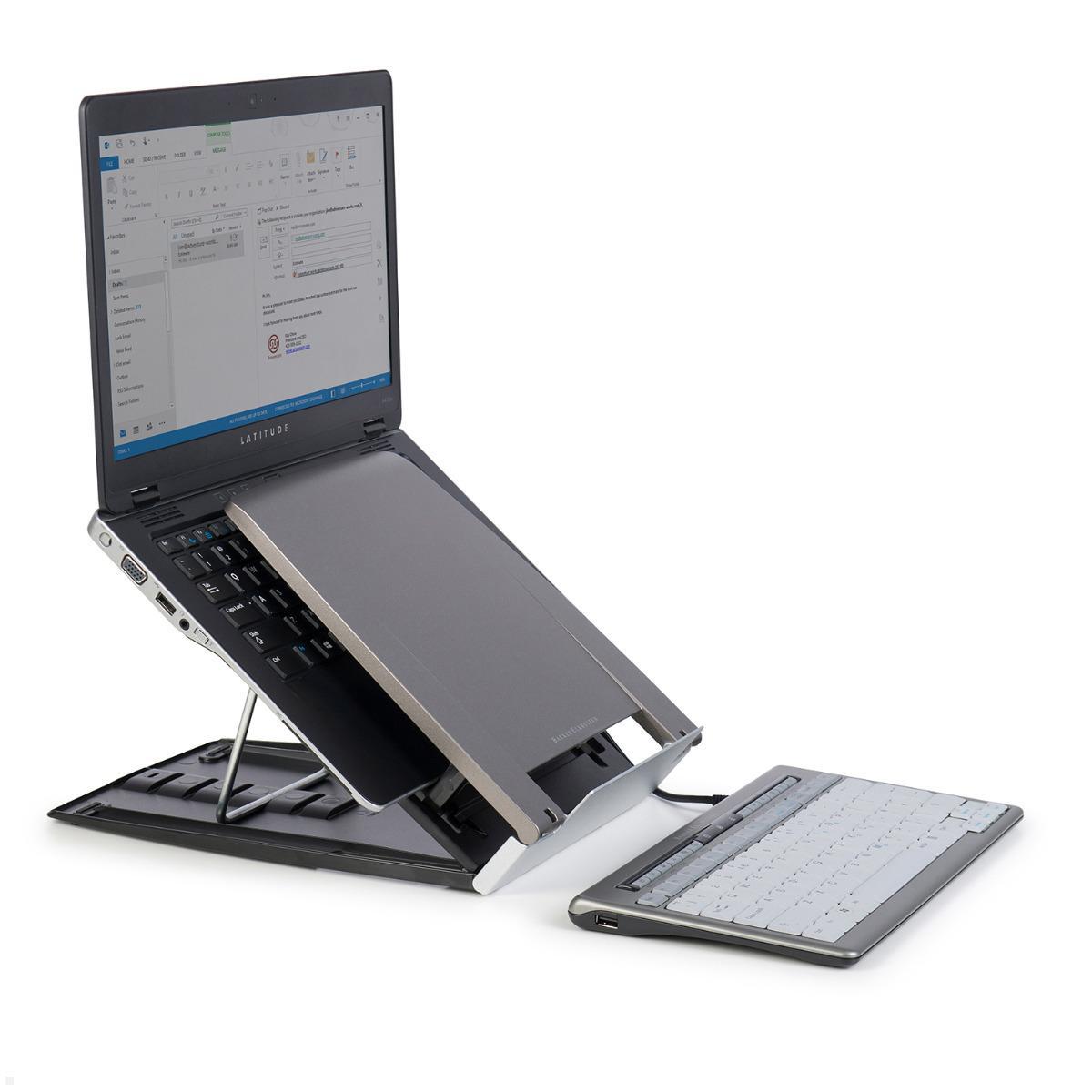 BakkerElkhuizen Home Office Box für Laptop Essentials Laptopständer + Tastatur