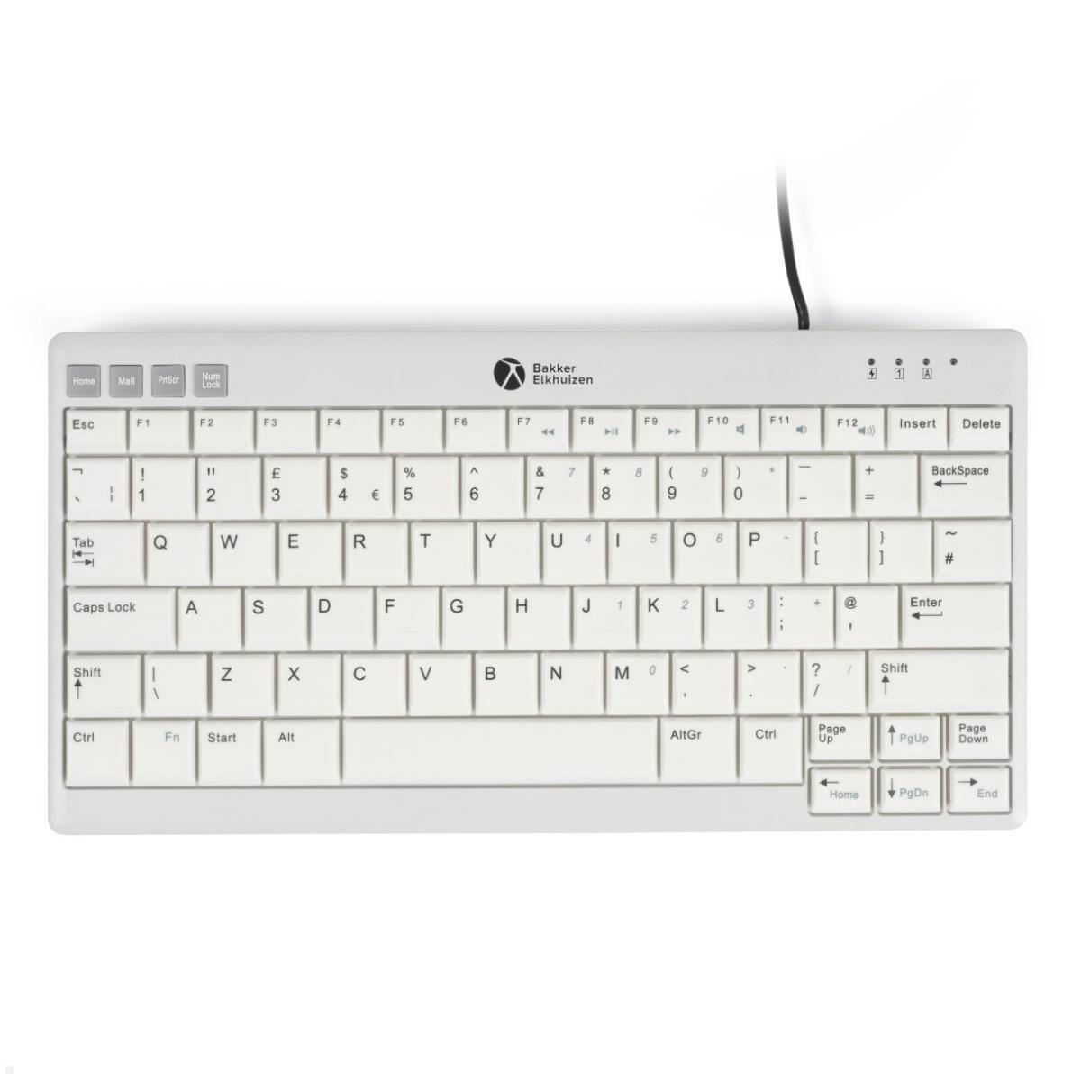 BakkerElkhuizen kompakte Tastatur UltraBoard 950 V2 (BNEU950V2DE)