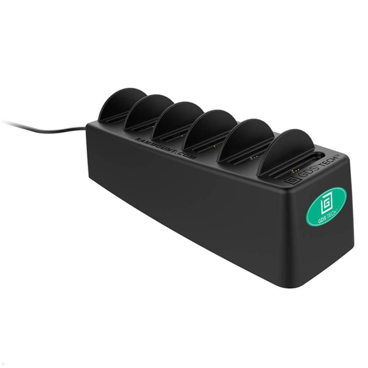 RAM Mounts 6-Fach GDS Tisch-Ladestation für Tablets und Smartphones, Schutzhülle (RAM-GDS-DOCK-6G1PD-NGU), IntelliSkin Next Gen Dockingstation