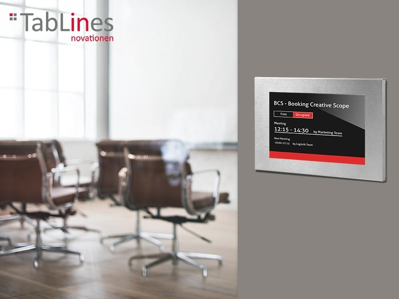 TabLines TSG059E Tablet Schutzgehäuse für Apple iPad Pro 12.9 (3./4. Gen.), Edelstahl als Room Manager TabLines TSG059E Tablet Schutzgehäuse für Apple iPad Pro 12.9 (3./4. Gen.), Edelstahl als Room Manager