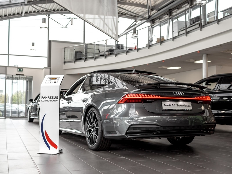 TabLines TBS085 Design Tabletständer hoch Samsung Galaxy Tab A 10.1 (2019) Autohaus Konfigurator TabLines TBS085 Design Tabletständer hoch Samsung Galaxy Tab A 10.1 (2019) Autohaus Konfigurator