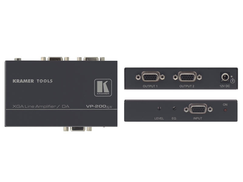 Kramer VP-200XLN 1:2 VGA XGA UXGA Line & Distribution Amplifier Kramer VP-200XLN 1:2 VGA XGA UXGA Line & Distribution Amplifier