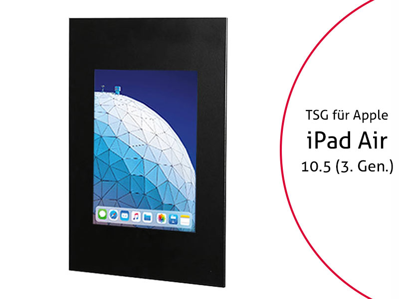 TabLines TWE073B Tablet Wandeinbau für Apple iPad Air 10.5 (3. Gen.), schwarz TabLines TWE073B Tablet Wandeinbau für Apple iPad Air 10.5 (3. Gen.), schwarz