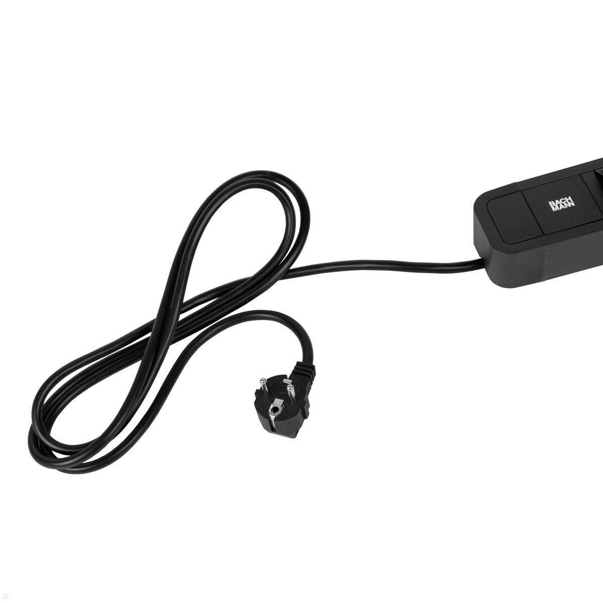 Bachmann PRIMO 2 6-fach Steckdosenleiste CEE7/3, Zuleitung