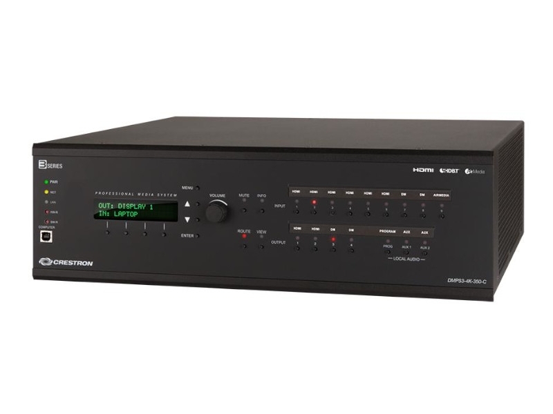 Crestron 4K-DigitalMedia Präsentationssystem 350-C Serie-3 mit Streaming