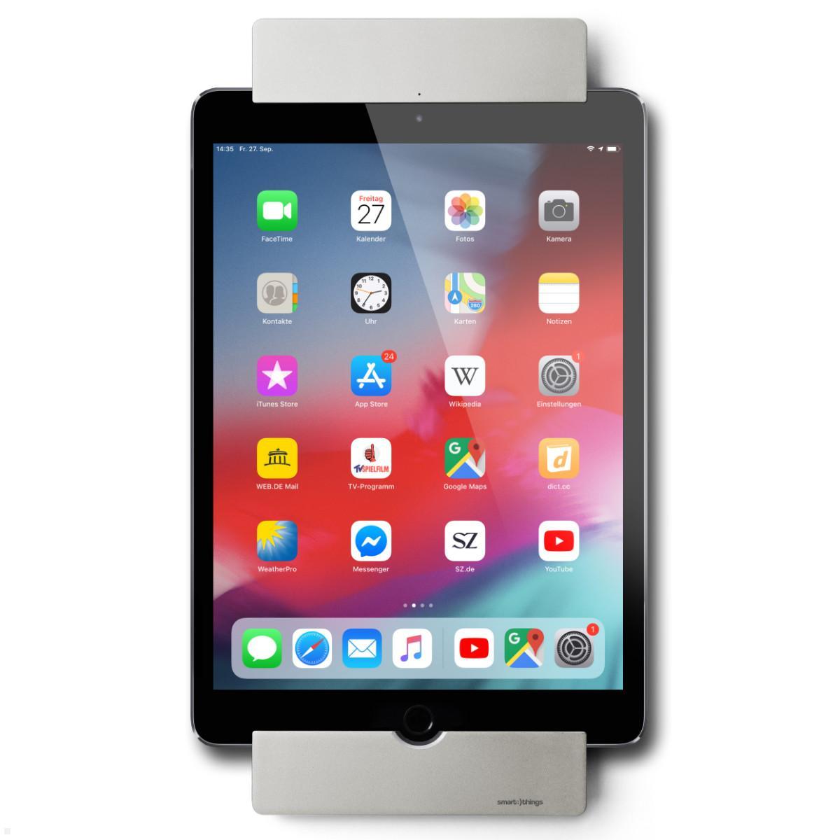 smart things sDock A10 iPad Wandhalterung 10.2 / 10.5 (s21 s), silber smart things sDock A10 iPad Wandhalterung 10.2 / 10.5 (s21 s), silber