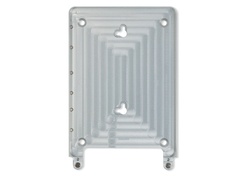 Basalte Eve Tablet Wandhalter iPad Pro 9.7 eckig silber Rahmen