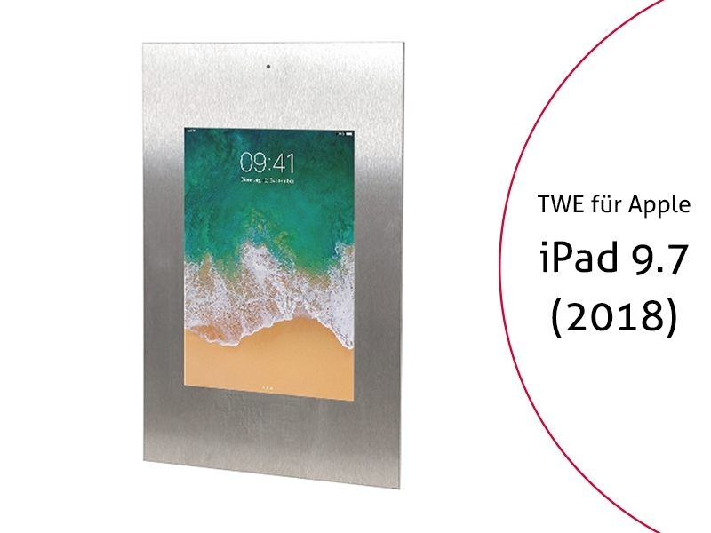 TabLines TWE064E Tablet Wandeinbau für Apple iPad 9.7 (2018), DS, Edelstahl TabLines TWE064E Tablet Wandeinbau für Apple iPad 9.7 (2018), DS, Edelstahl