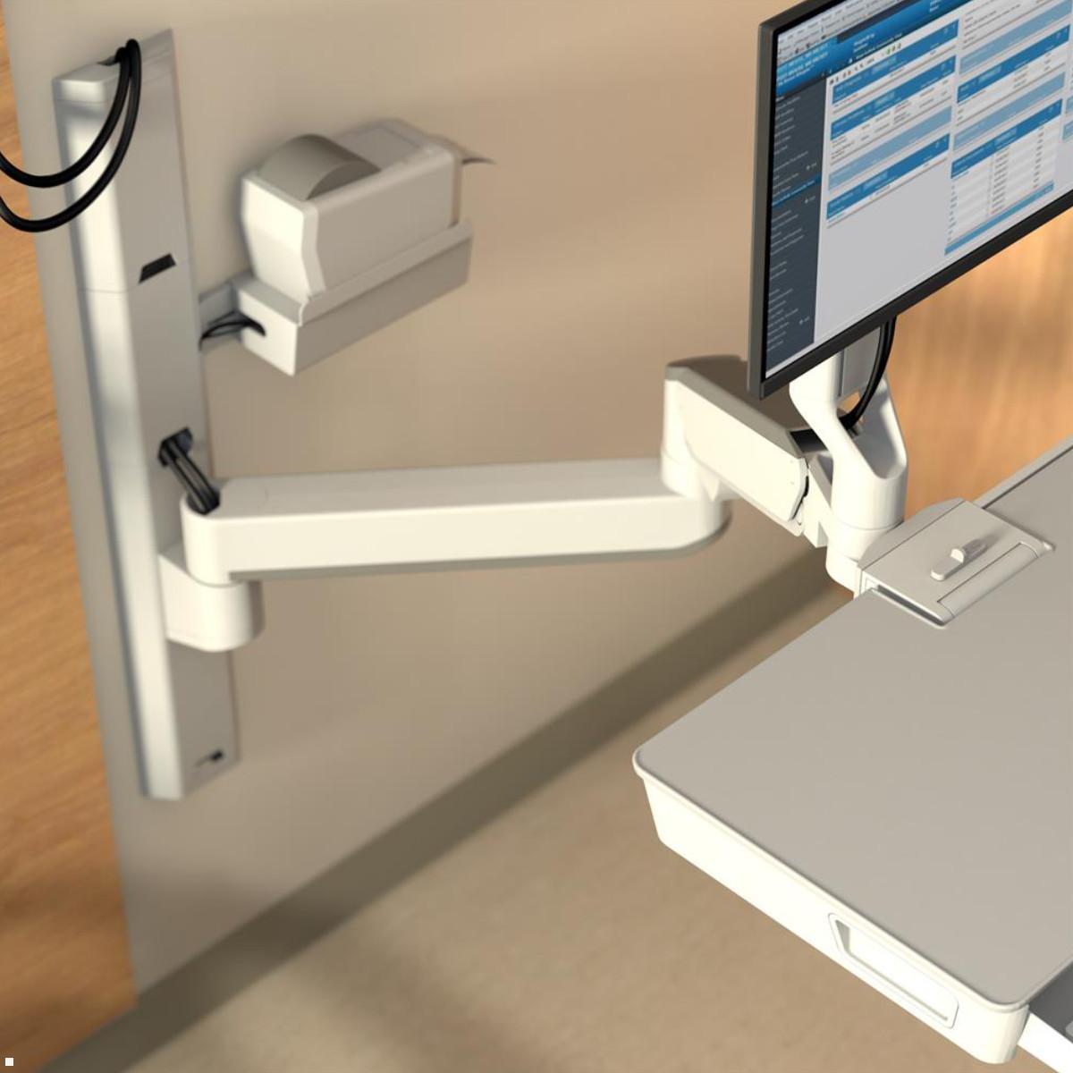 Ergotron CareFit Zubehör Verlängerung für Combo System / Arm (98-547-251), Anwendungsbeispiel Ergotron CareFit Zubehör Verlängerung für Combo System / Arm (98-547-251), Anwendungsbeispiel