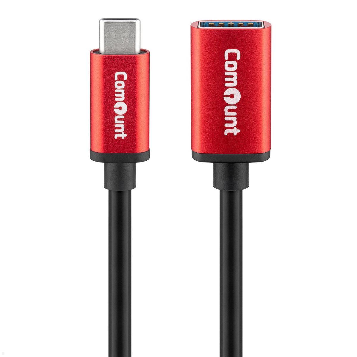 Comount Adapterkabel USB-C 3.2 auf USB-A, Verlängerungskabel Automotive
