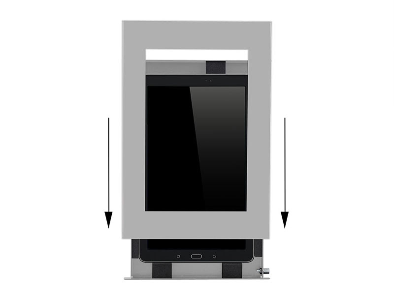 TabLines TSG071S Tablet Schutzgehäuse für Samsung Tab S6, silber einfache Montage TabLines TSG071S Tablet Schutzgehäuse für Samsung Tab S6, silber einfache Montage
