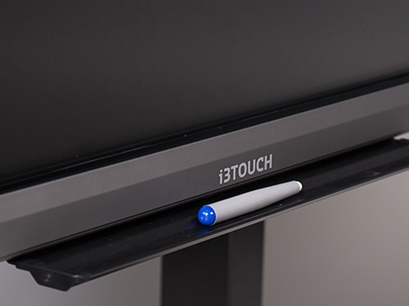 i3 Technologies interaktives 20 Touchdisplay 86" 4K mit Wandhalterung (VSV0005599) Stiftablage