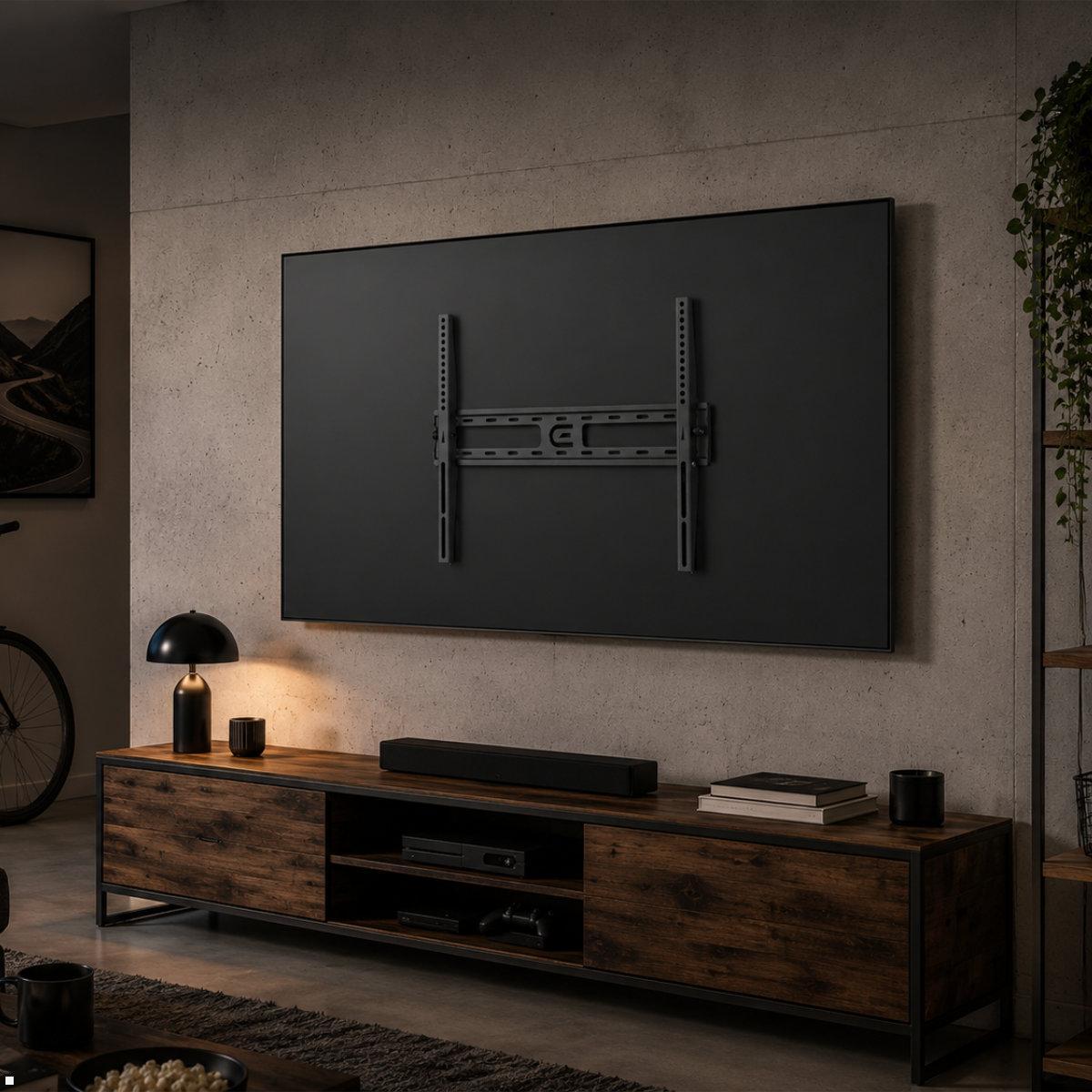Edbak FSM6040-T neigbare TV Wandhalterung 32 bis 75 Zoll, schwarz, TV Wandhalterung neigbar