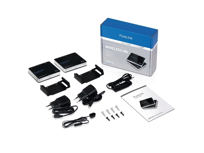 PureLink CSW110 Wireless HDMI Set Lieferumfang