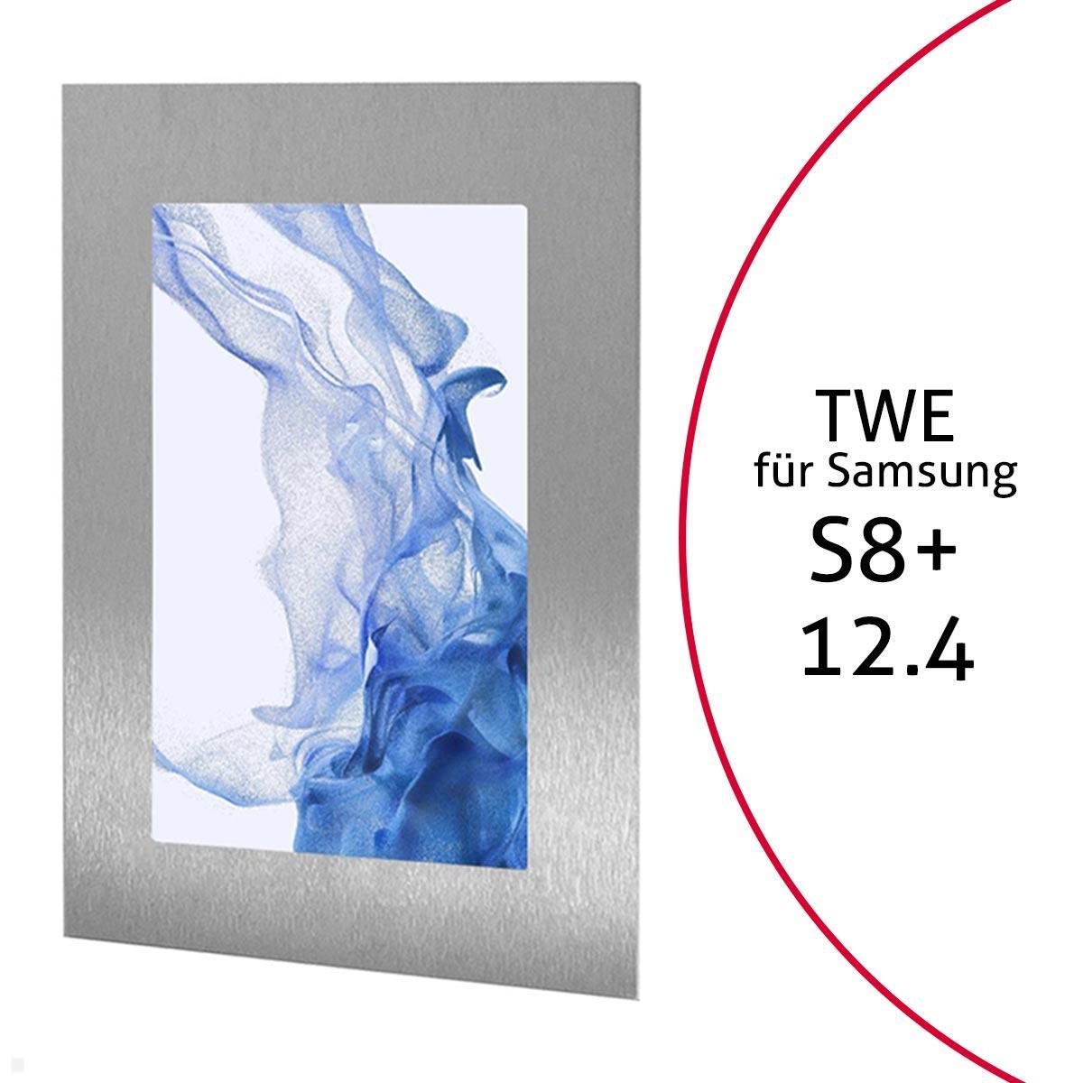 TabLines TWE105E Tablet Wandeinbau für Samsung Tab S8+ 12.4, Edelstahl TabLines TWE105E Tablet Wandeinbau für Samsung Tab S8+ 12.4, Edelstahl