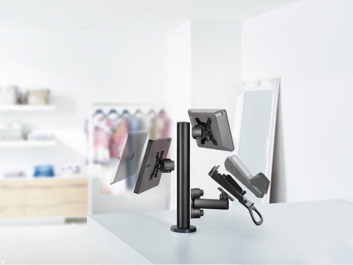 Novus POS Halterung für EC Cash Terminal Ingenico IPP 350 (851+0035+009), Anwendungsbeispiel Novus POS Halterung für EC Cash Terminal Ingenico IPP 350 (851+0035+009), Anwendungsbeispiel