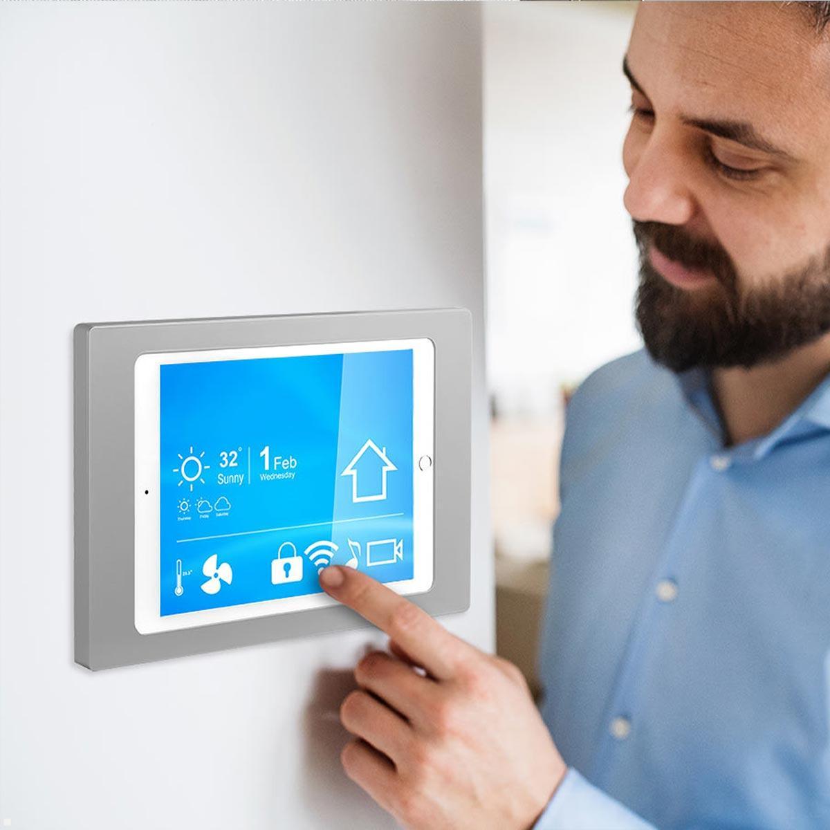 TabLines TWH040S Tablet Wandhalterung für Samsung Tab S8+ 12.4, silber, Smart Home TabLines TWH040S Tablet Wandhalterung für Samsung Tab S8+ 12.4, silber, Smart Home