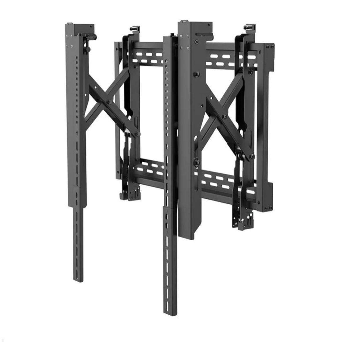 Neomounts LED-VW2500BLACK1 flache Videowall TV Wandhalterung bis 75 Zoll Pop Out Funktion