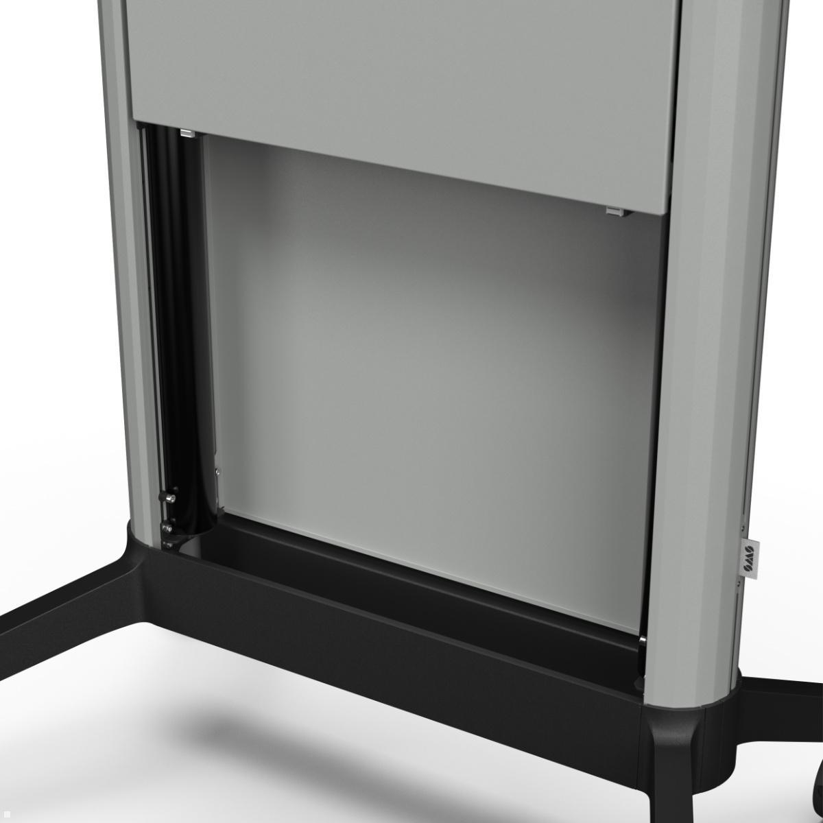 SMS EVER620 mobiler TV Ständer 98 Zoll, Alu Cover grau (16-010-9C), Stauraum SMS EVER620 mobiler TV Ständer 98 Zoll, Alu Cover grau (16-010-9C), Stauraum