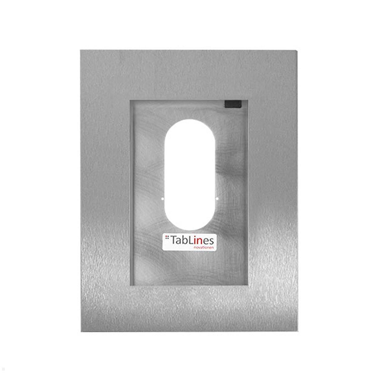 TabLines TWE111E Tablet Wandeinbau für Samsung Tab S9+ 12.4, Edelstahl, Front TabLines TWE111E Tablet Wandeinbau für Samsung Tab S9+ 12.4, Edelstahl, Front