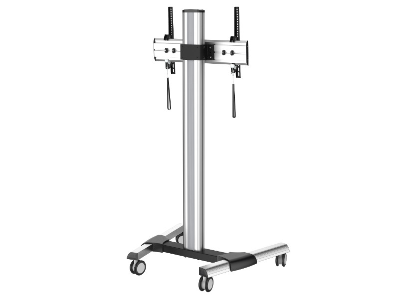 PureMounts PDS-2001C mobiler Monitorständer 37" - 70" back