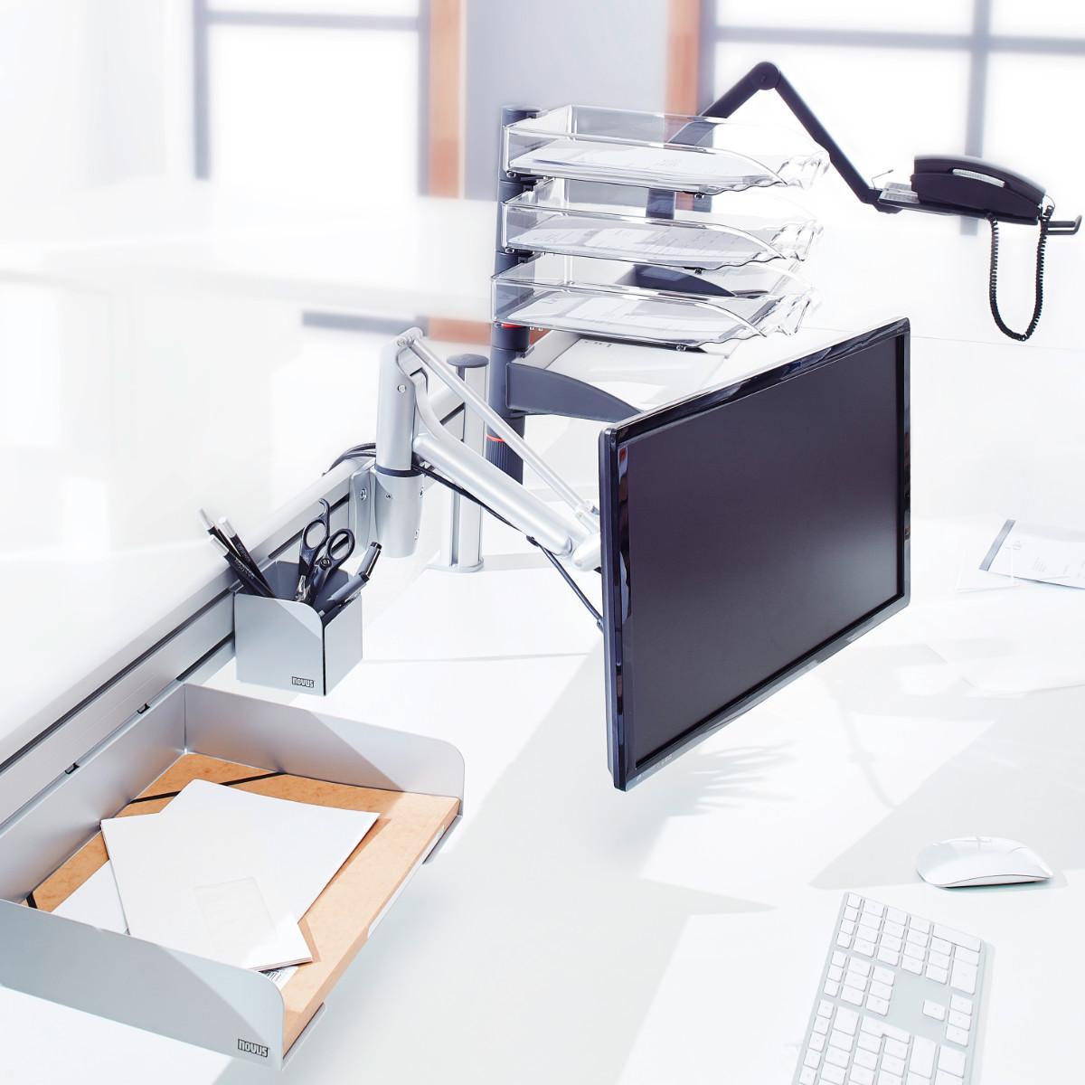 Dokumentenablage für Schreibtisch, Novus 720+3005+000, Anwendungsbeispiel Dokumentenablage für Schreibtisch, Novus 720+3005+000, Anwendungsbeispiel