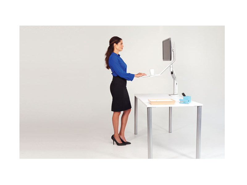 Humanscale QuickStand Lite QSLBLG Steh-Arbeitsplatz