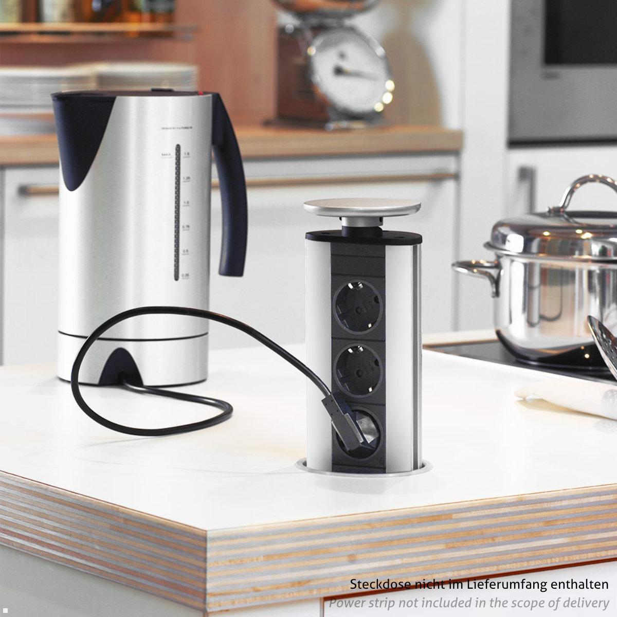 EVOline Port Zubehör Wippdeckel für Steckdose - versenkbare Steckdosenleiste EVOline Port Zubehör Wippdeckel für Steckdose - versenkbare Steckdosenleiste