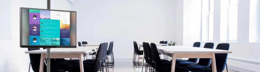 monitorhalter-bildschirm-halter-50-64-zoll-rohrhalterung-tv-saeulenhalter.webp Rohrhalterung für 50-64 Zoll Bildschirme