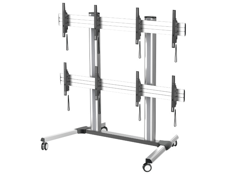 PureMounts PDS-2304C Videowall Rollwagen für vier Displays 45" - 55"