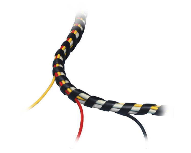 Dataflex Kabelspirale für 5 Kabel von 7mm Länge 25m schwarz (33.253) Dataflex Kabelspirale für 5 Kabel von 7mm Länge 25m schwarz (33.253)