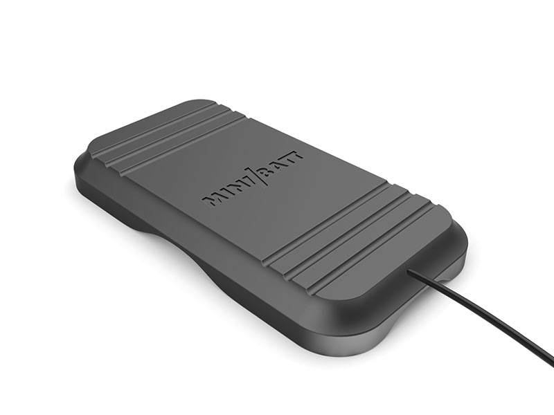 miniBatt MB-PHBOX kabelloses Qi-Ladegerät für Fahrzeuge rutschfeste Oberfläche