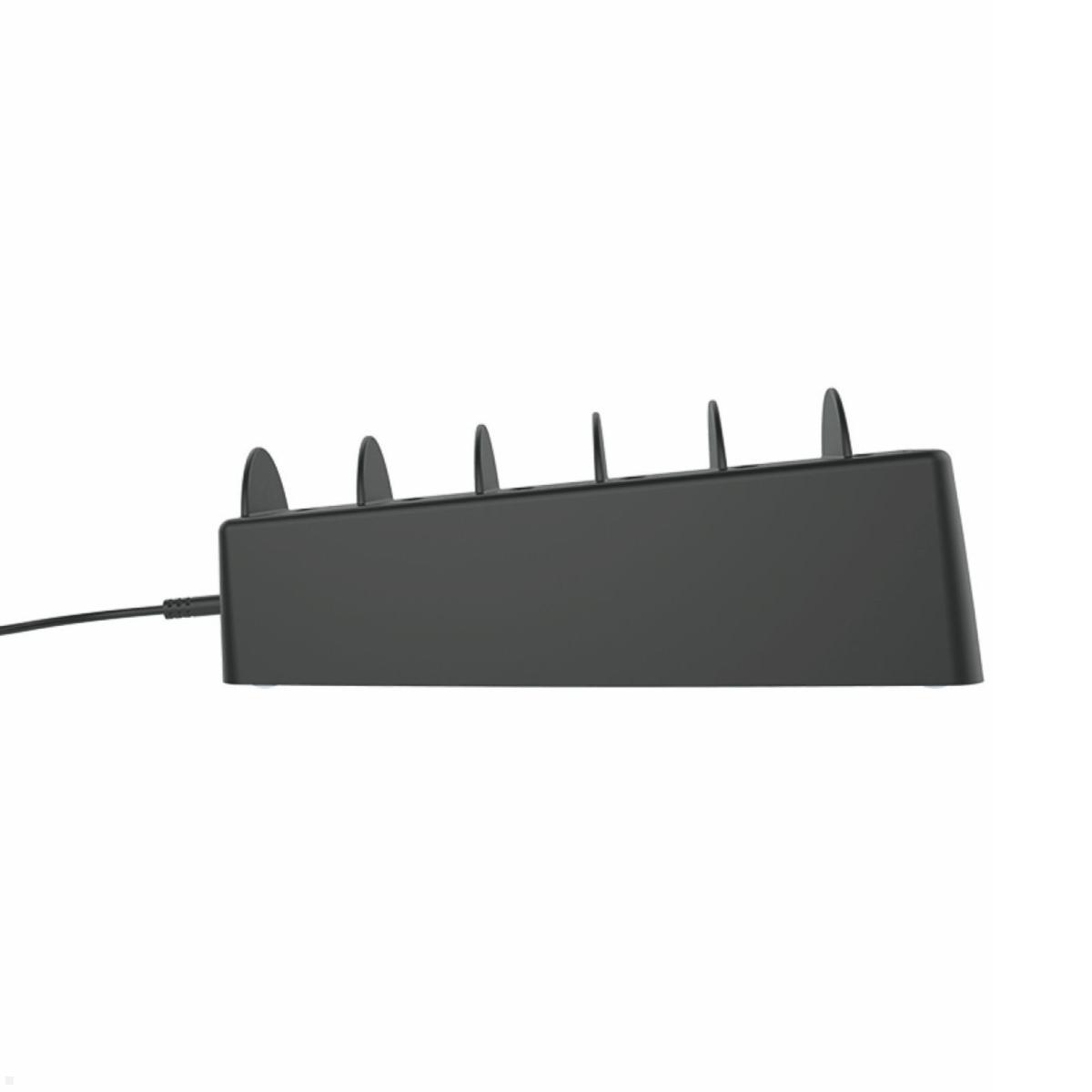 RAM Mounts 6-Fach GDS Tisch-Ladestation für Tablets und Smartphones, Schutzhülle (RAM-GDS-DOCK-6G1P-NGU), USB Ladestation 6 Geräte