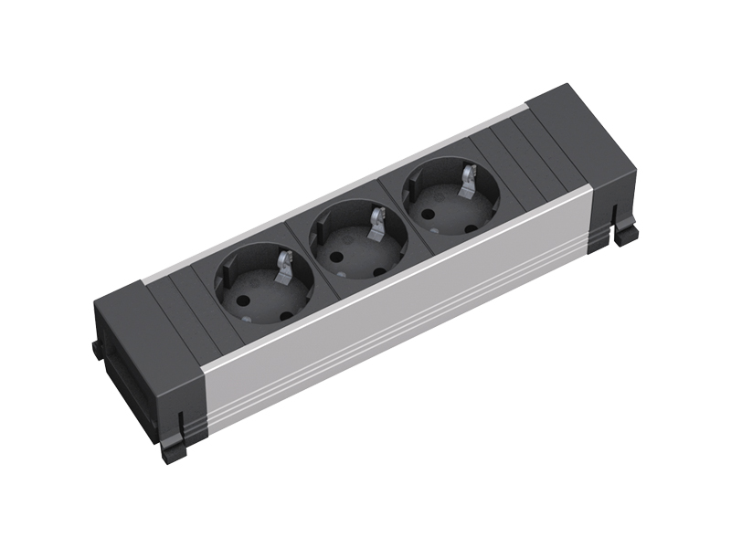 Bachmann Power Frame Steckdoseneinheit 3-fach 3x Steckdose (317.100) Bachmann Power Frame Steckdoseneinheit 3-fach 3x Steckdose (317.100)