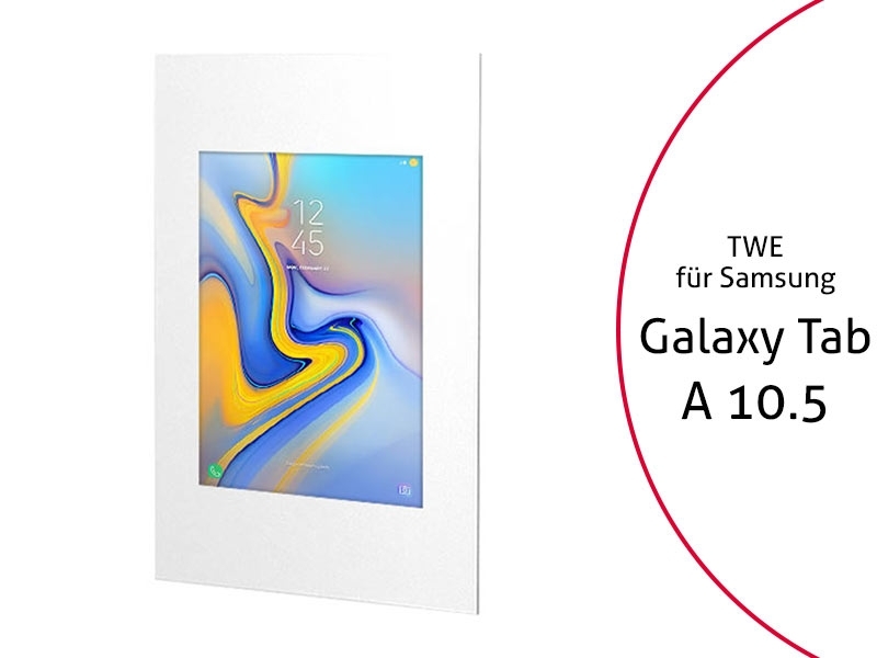 TabLines TWE067W Tablet Wandeinbau für Samsung Tab A 10.5, weiß TabLines TWE067W Tablet Wandeinbau für Samsung Tab A 10.5, weiß