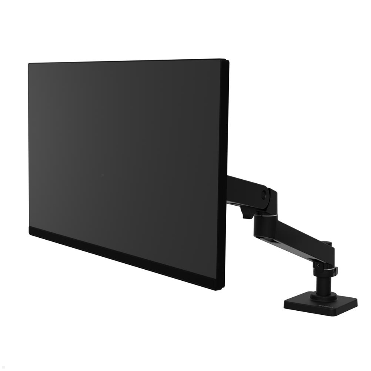 Ergotron LX Pro Monitor Tischhalterung schwenkbar bis 34 Zoll für USM Tische, schwarz, Darstellung mit Bildschirm