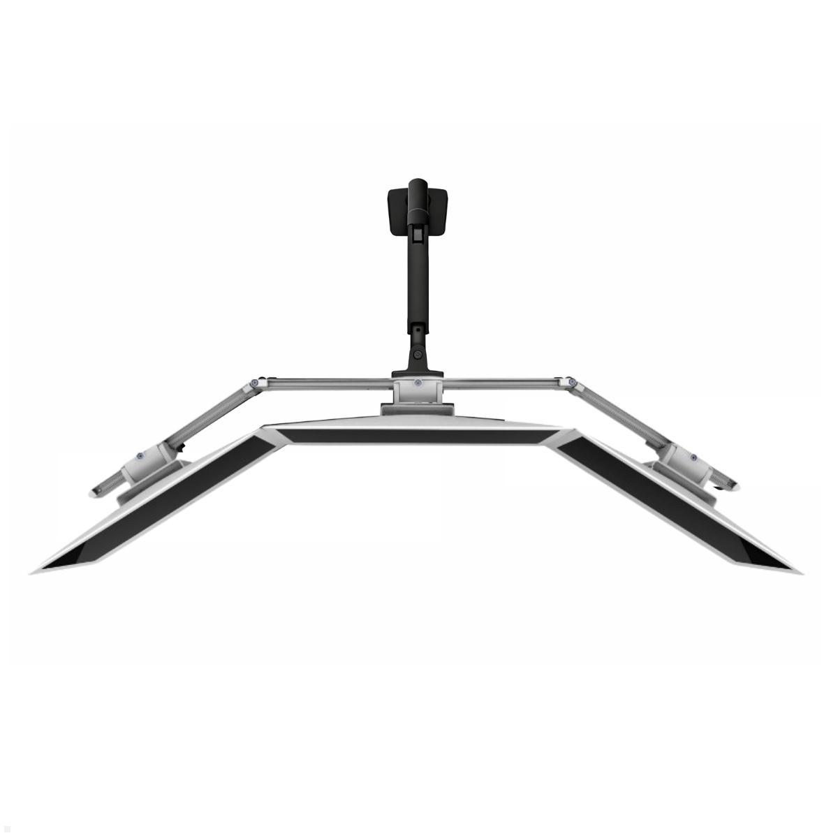 Ergotron HX Arm Monitorhalterung für 3 Monitore (45-475-324), Anordnung Bildschirme