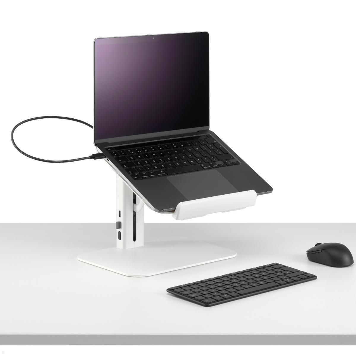CBS Lana Laptop Ständer höhenverstellbar bis 16 Zoll, Nutzung mit Tastatur und Maus