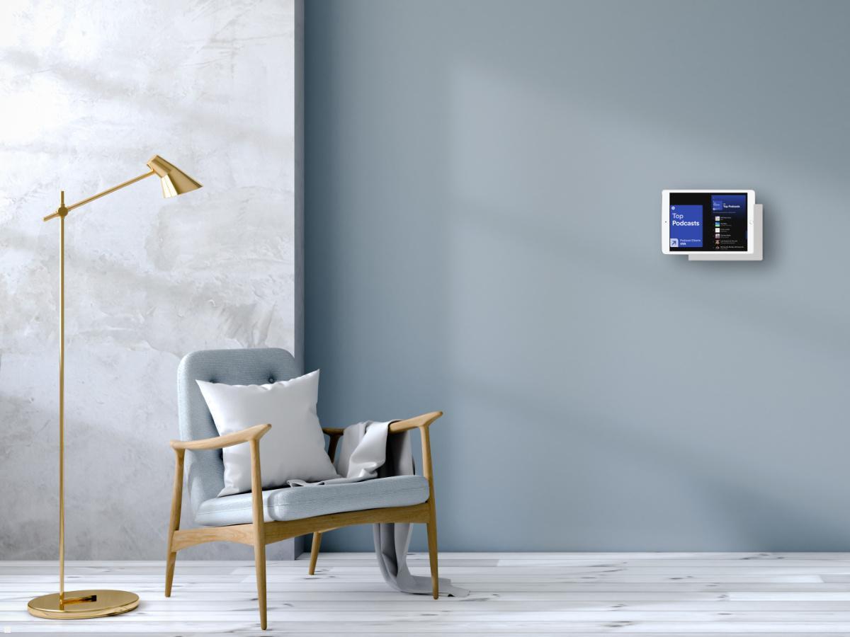 TabLines TWP004W Wandhalterung für iPad 10.2 (7./8. Gen.), weiß, Anwendung Smart Home TabLines TWP004W Wandhalterung für iPad 10.2 (7./8. Gen.), weiß, Anwendung Smart Home